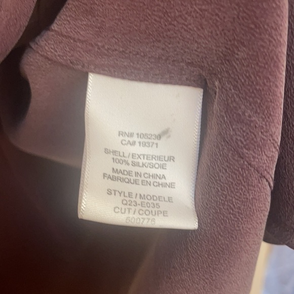 Equipment Burgundy Slim Signature Silk Shirt - Picture 5 of 6